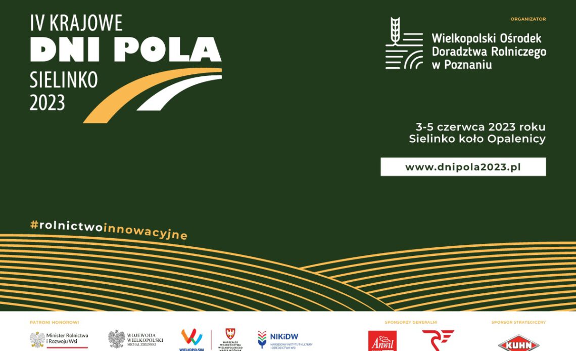 IV Krajowe Dni Pola Sielinko 2023 - infografika zaproszenie